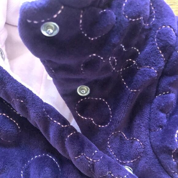 First Impressions Snow Suit Bunting Purple 3-6 M - Picture 8 of 10